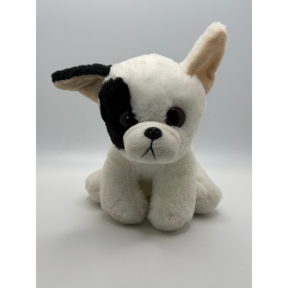 Ty Marcel French Bulldog Beanie‎ Baby Small White Black Plush Toy 2021